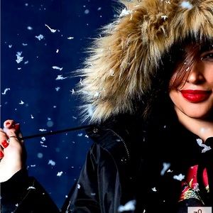 NEW TORRID NYLON 3 IN 1 PARKA PUFFER BLACK Size 1, 1X, 14-16 Plus With Fur trim